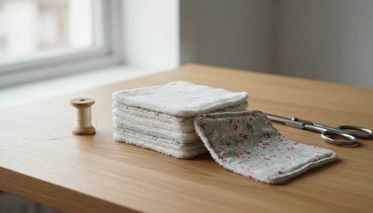 DIY lingettes démaquillantes lavables : tuto facile et rapide