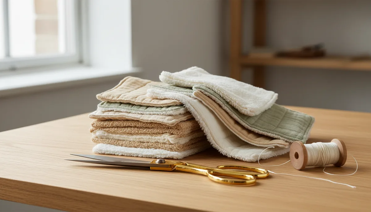 Lingettes démaquillantes lavables fait main : tuto couture et guide des tissus