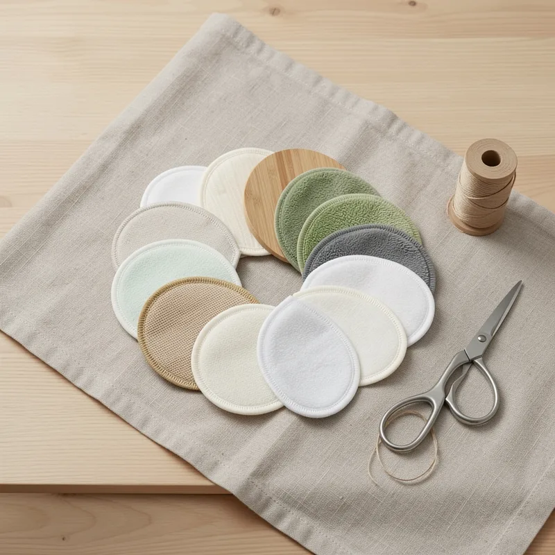 Lingettes démaquillantes lavables : tuto couture étape par étape (patron gratuit)