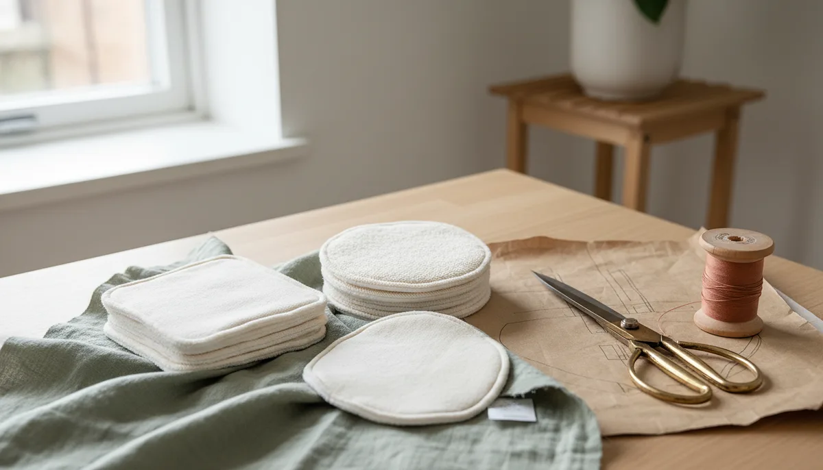 Patron lingettes démaquillantes lavables : 3 modèles gratuits à coudre