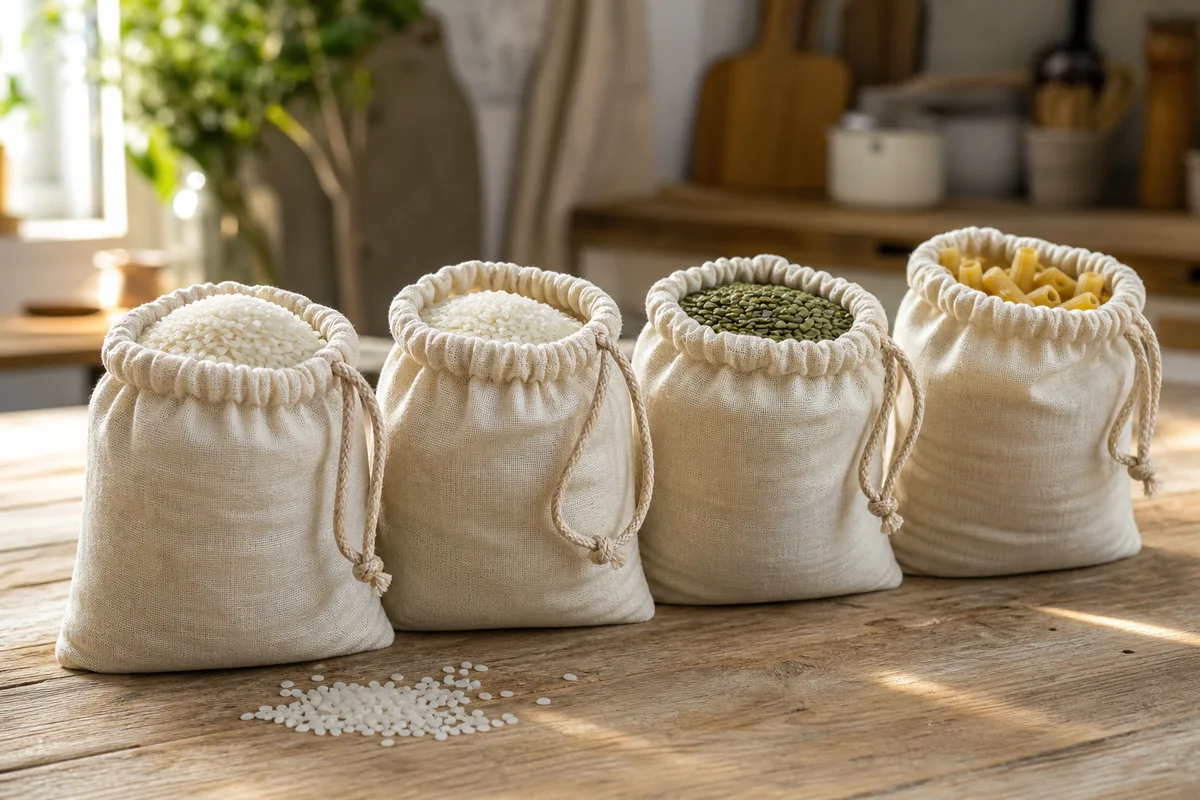 Sac à vrac en tissu : matières, dimensions et tuto couture