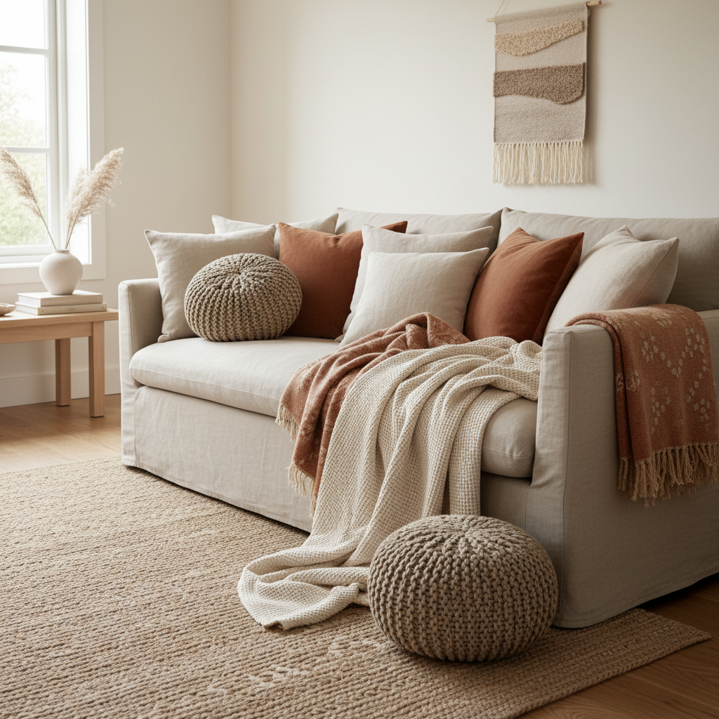 Textiles de maison : créer une ambiance cocooning en 7 idées